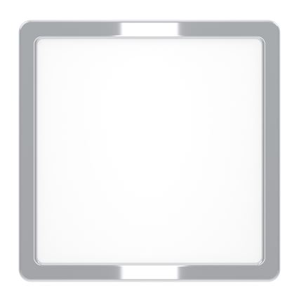 Eglo - LED kopalniško stropno svetilo LED/10,5W/230V 2700/4000/6500K 22x22 cm IP44 sijajni krom
