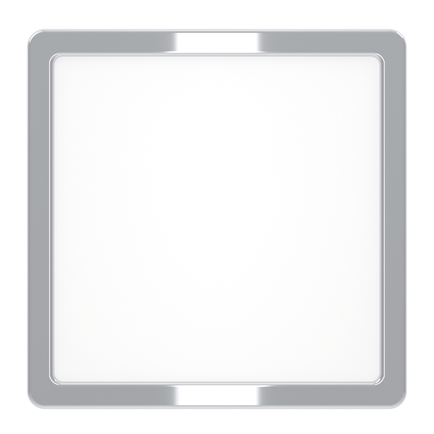 Eglo - LED kopalniško stropno svetilo LED/10,5W/230V 2700/4000/6500K 22x22 cm IP44 sijajni krom