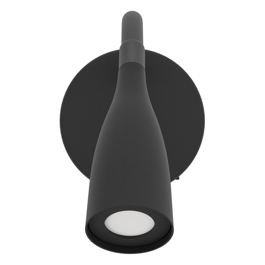 Eglo - LED prilagodljiva stenska svetilka LED/3,8W/230V črna