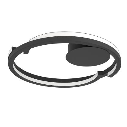 Eglo - LED zatemnljivo stropno svetilo 2xLED/20W/230V 2700-6500K premer 48 cm črna + daljinski upravljalnik