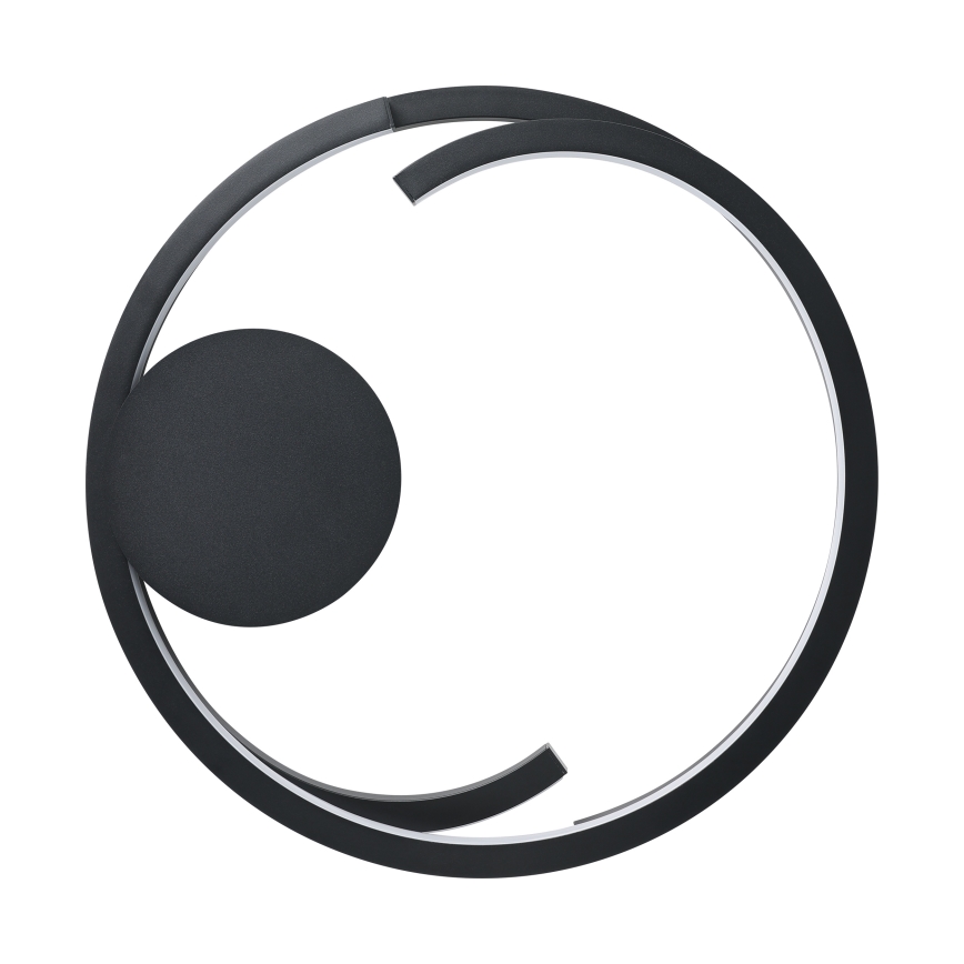 Eglo - LED zatemnljivo stropno svetilo 2xLED/20W/230V 2700-6500K premer 48 cm črna + daljinski upravljalnik