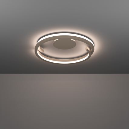 Eglo - Zatemnljivo LED stropno svetilo 2xLED/20W/230V 2700-6500K premer 48 cm bež + daljinski upravljalnik