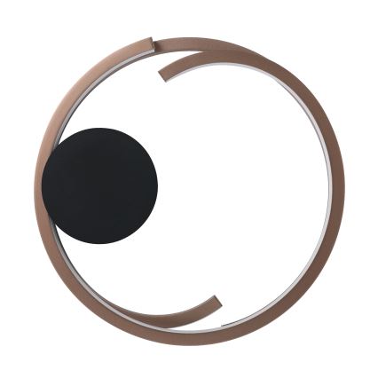 Eglo - LED zatemnljivo stropno svetilo 2xLED/20W/230V 2700-6500K premer 48 cm bronzno + daljinski upravljalnik