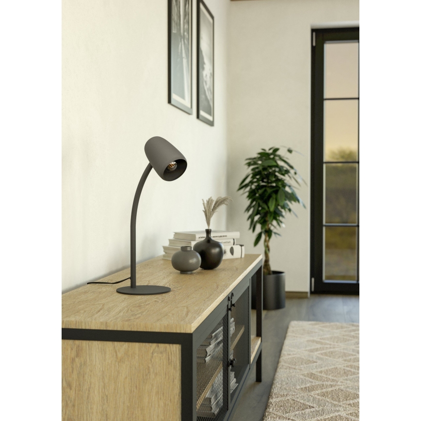 Eglo - Namizna svetilka 1xE14/18W/230V črna