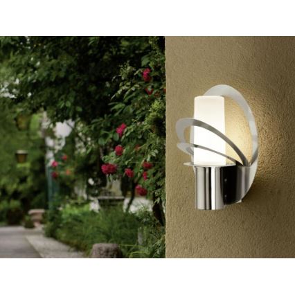 EGLO 90183 - Zunanja stenska svetilka AVELLINO 1xE27/60W bela IP54