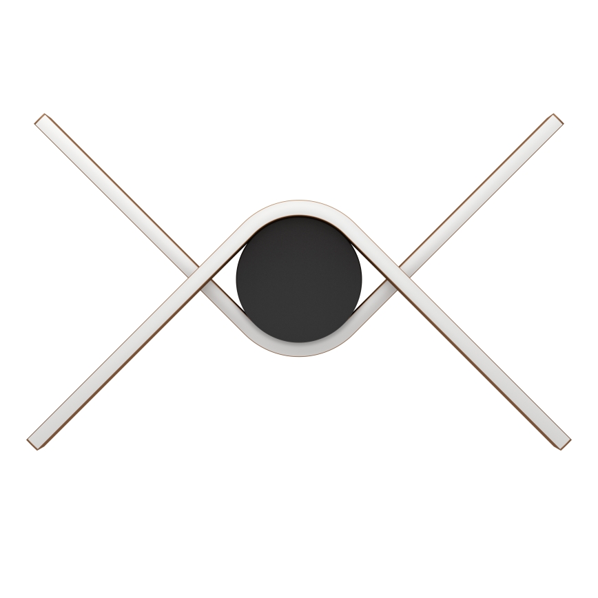 Eglo - LED RGBW Zatemnljivo stropno svetilo 2xLED/18W/230V 2700-6500K bakrena/črna