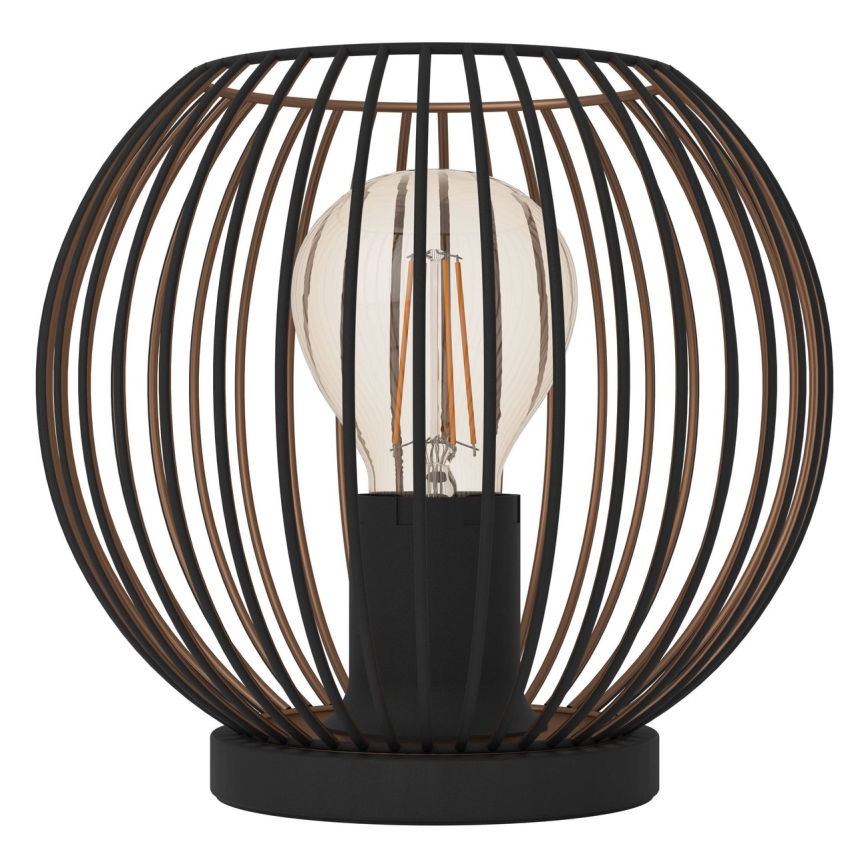 Eglo - Namizna svetilka 1xE27/60W/230V črna