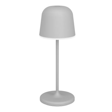 Eglo - zatemnjevalna zunanja polnilna namizna LED svetilka na dotik LED/1,8W/5V 2500/3000/4000K 2500 mAh IP54 siva