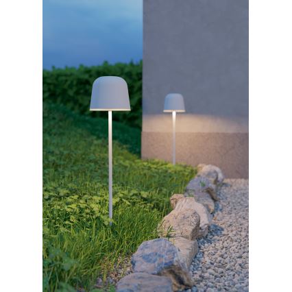 Eglo - zatemnjevalna zunanja polnilna namizna LED svetilka na dotik LED/1,8W/5V 2500/3000/4000K 2500 mAh IP54 siva
