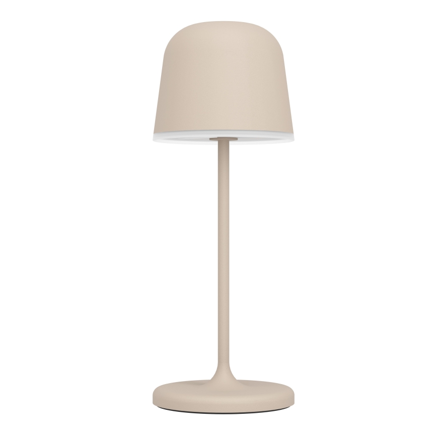 Eglo - LED zatemnjevalna zunanja namizna polnilna svetilka na dotik LED/1,8W/5V 2500/3000/4000K 2500 mAh IP54 kremna