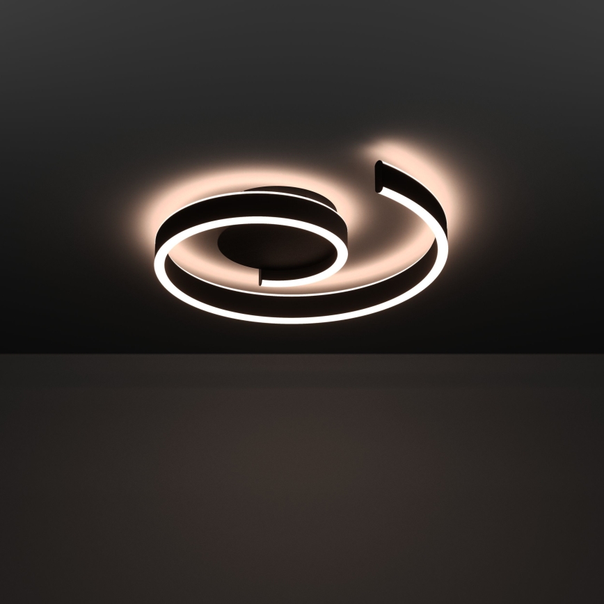 Eglo - LED RGBW Zatemnljivo stropno svetilo LED/37W/230V 3000-6500K črno