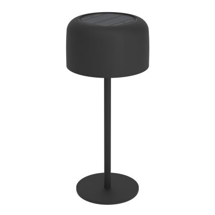 Eglo - Sončna LED polnilna namizna svetilka na dotik LED/2,8W/3,7V 1800 mAh IP44 črna