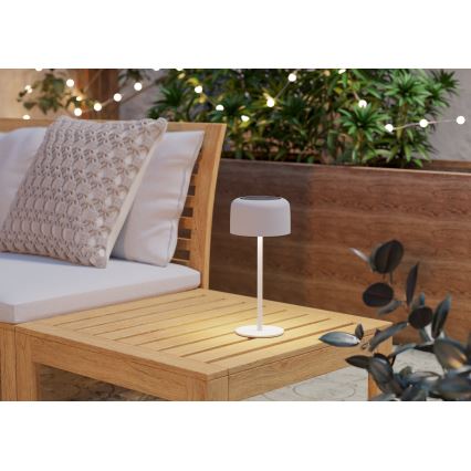 Eglo - LED sončna polnilna namizna svetilka na dotik LED/2,8W/3,7V 1800 mAh IP44 bela