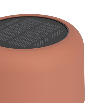 Eglo - LED solarna polnilna stoječa svetilka na dotik LED/2,8W/3,7V 1800 mAh IP44 oranžna