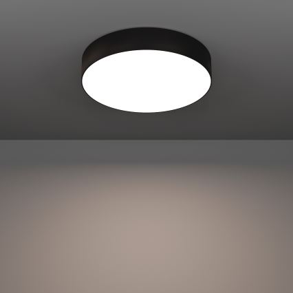 Eglo - LED RGBW zatemnjiva stropna svetilka LED/15W/230V 2700-6500K premer 39 cm črna