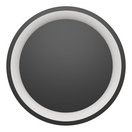 Eglo - LED RGBW zatemnljiva stropna svetilka LED/19,6W/230V 2700-6500K premer 35 cm črna