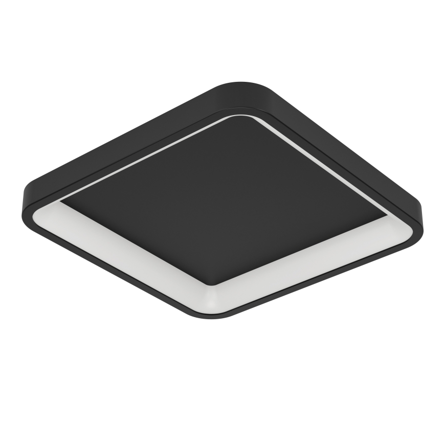 Eglo - LED RGBW Zatemnljivo stropno svetilo LED/20W/230V 2700-6500K 35x35 cm črna