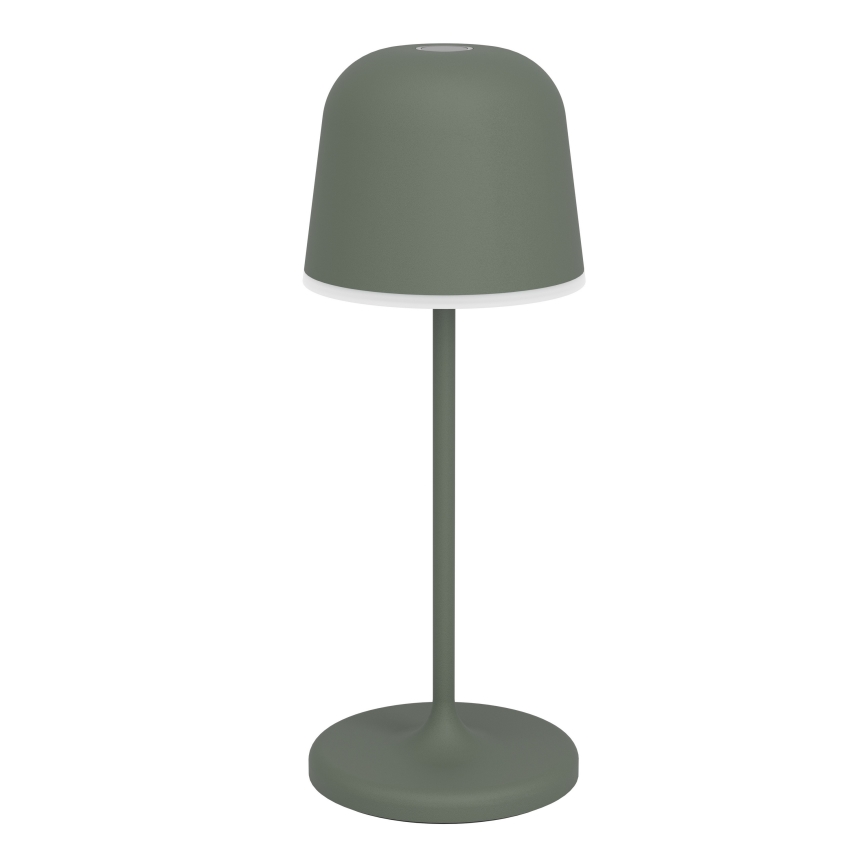 Eglo - LED zunanja namizna svetilka na dotik, z zatemnitvijo in polnjenjem LED/1,8W/5V 2500/3000/4000K 2500 mAh IP54 zelena