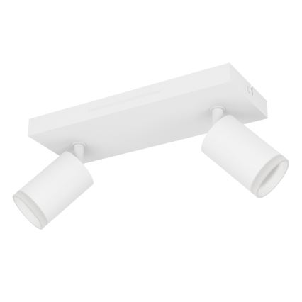 Eglo - LED RGBW točkovno svetilo s funkcijo zatemnjevanja 2xLED/3,7W/230V 2700-6500K bela