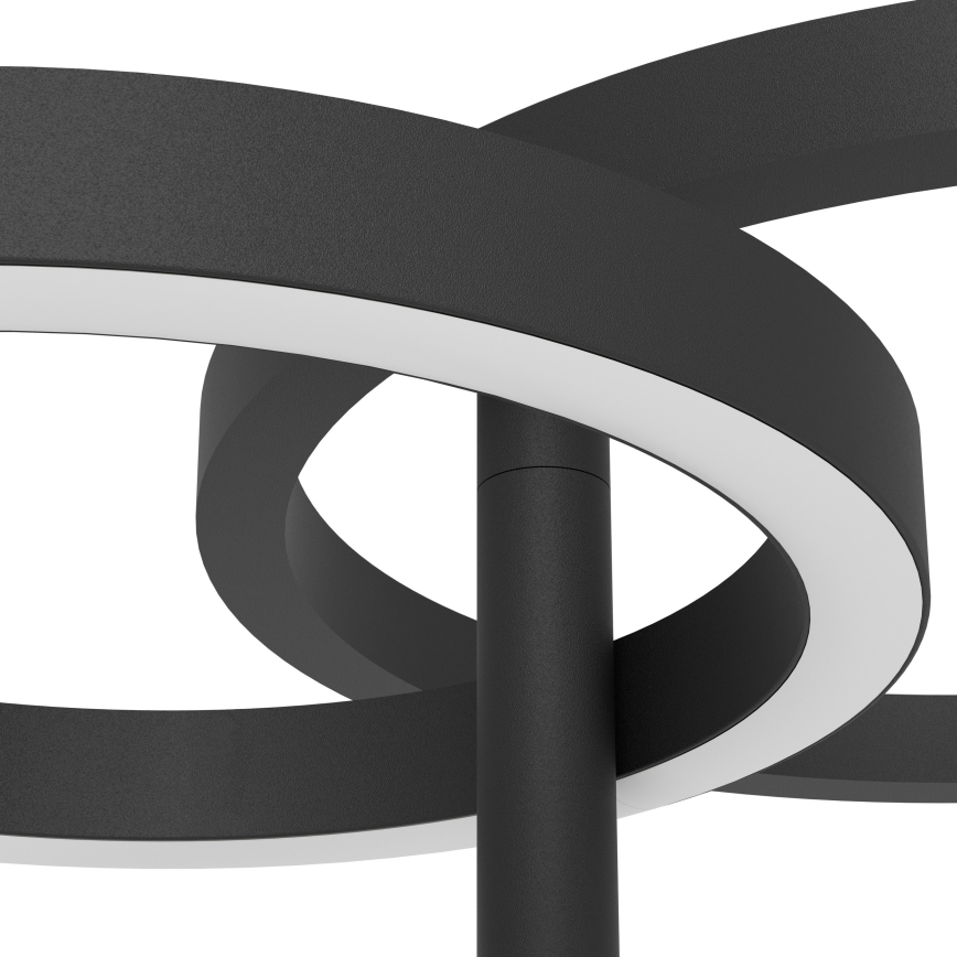 Eglo - Stoječa LED svetilka z možnostjo zatemnitve LED/16W/230V + LED/12W črna