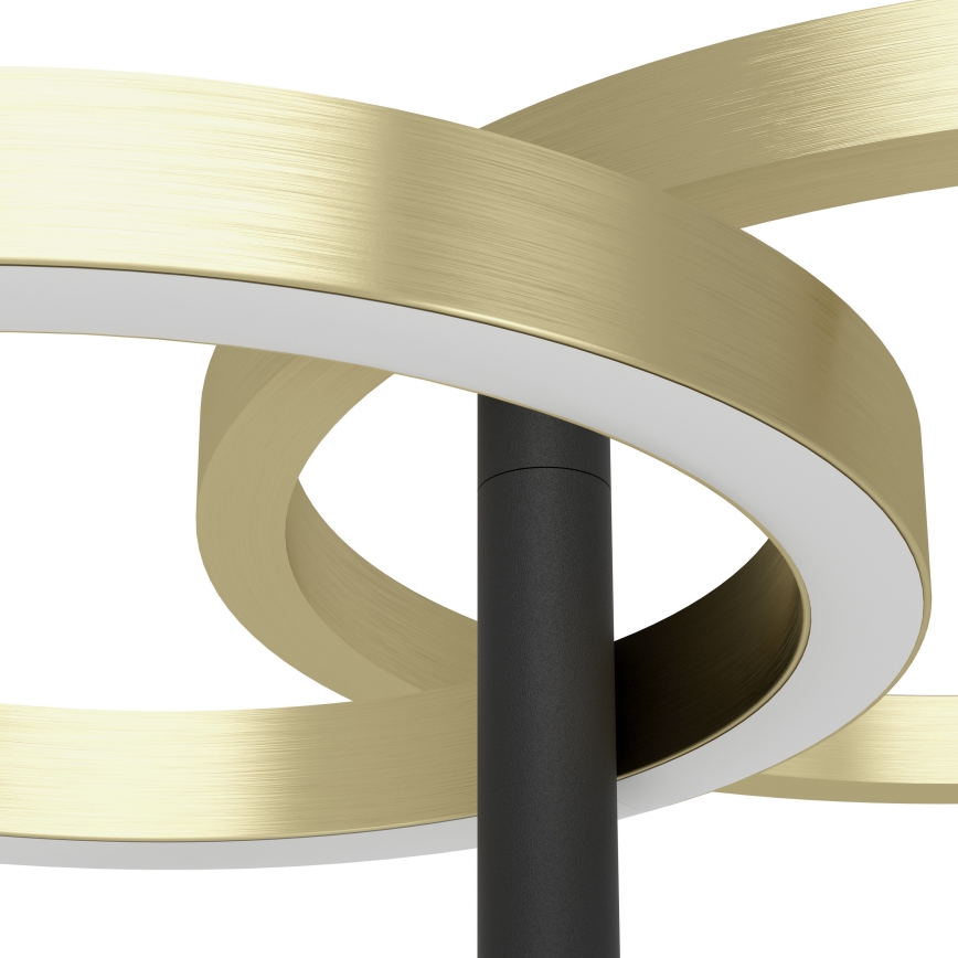 Eglo - zatemnjiva LED talna svetilka LED/16W/230V + LED/12W zlata/črna