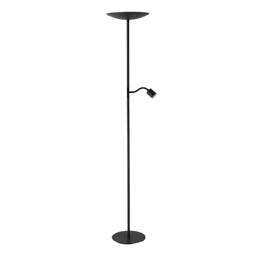 Eglo - LED zatemnjevalna stoječa svetilka LED/26,5W/230V + LED/4W črna