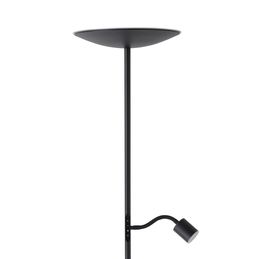 Eglo - LED zatemnjevalna stoječa svetilka LED/26,5W/230V + LED/4W črna