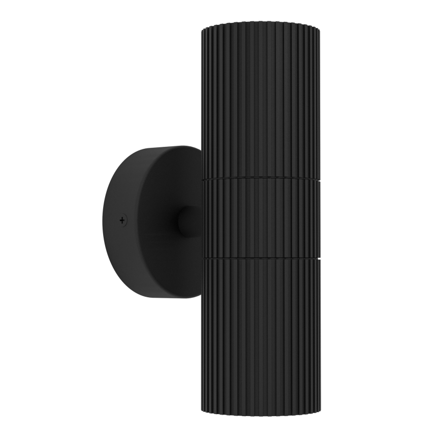 Eglo - Zunanje stensko svetilo 2xGU10/28W/230V IP44 črno