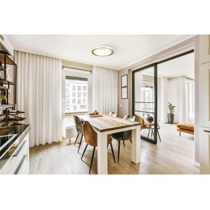 Eglo - LED stropna svetilka LED/36W/230V premer 49 cm zlata