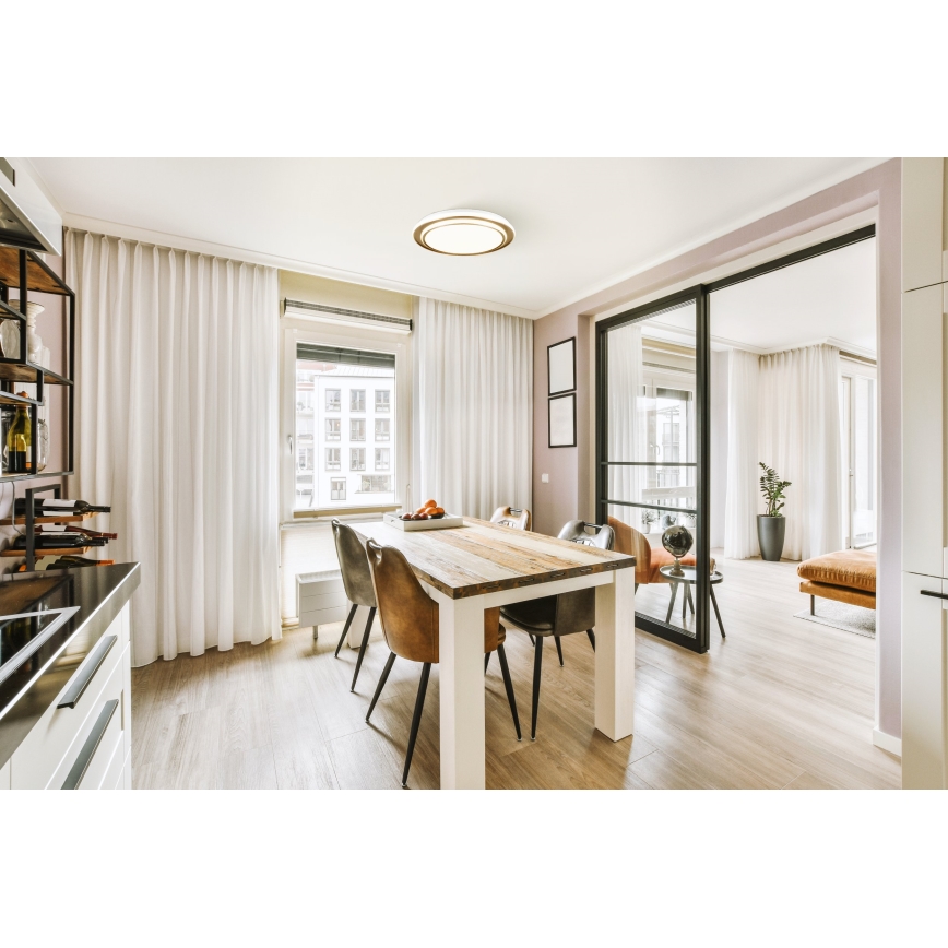 Eglo - LED stropna svetilka LED/36W/230V premer 49 cm zlata