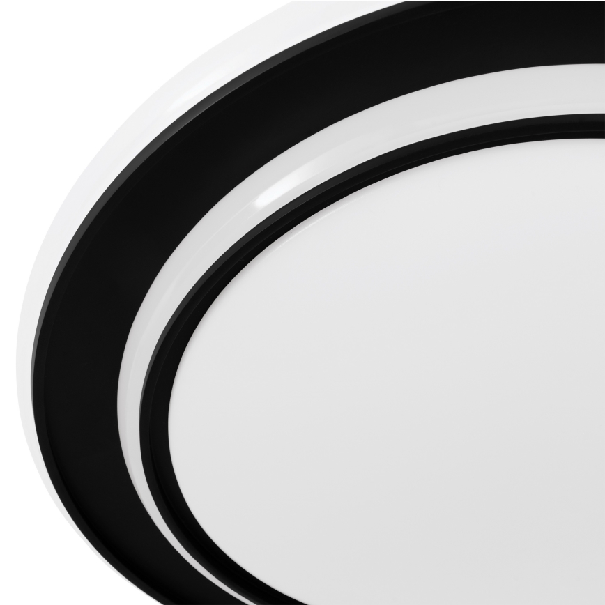 Eglo - LED stropna svetilka LED/24W/230V Ø 40 cm črna