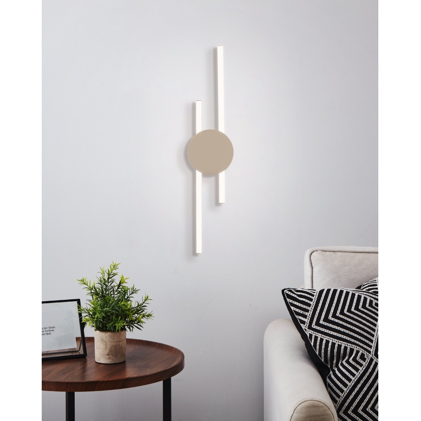 Eglo - LED stensko svetilo LED/20W/230V + LED/0,91W bež