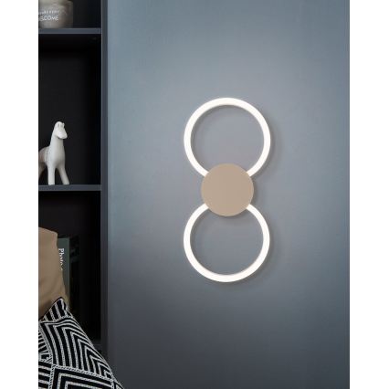 Eglo - LED stenska svetilka LED/20W/230V + LED/0,91W bežna