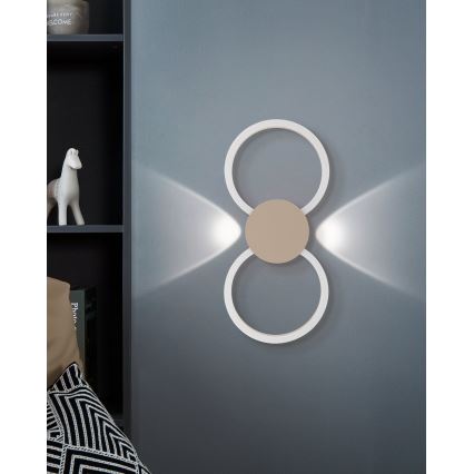 Eglo - LED stenska svetilka LED/20W/230V + LED/0,91W bežna