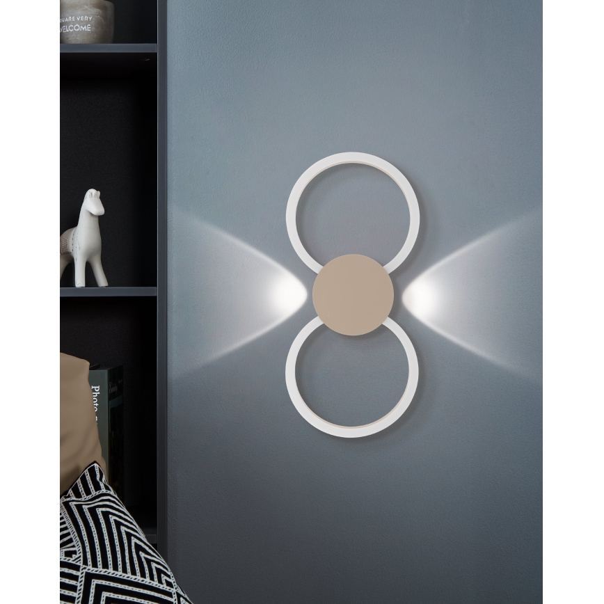 Eglo - LED stenska svetilka LED/20W/230V + LED/0,91W bežna