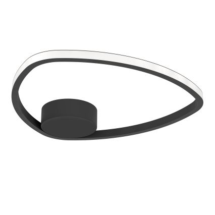 Eglo - LED stropna svetilka LED/9,7W/230V 2700/4000/6500K, premer 37,5 cm, črna