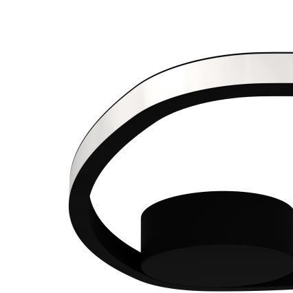 Eglo - LED stropna svetilka LED/9,7W/230V 2700/4000/6500K, premer 37,5 cm, črna