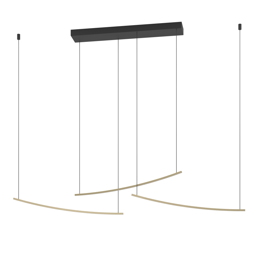 Eglo  - LED zatemljiv lestenec na kablu LED/22W/230V 2700/4000/6500K zlata