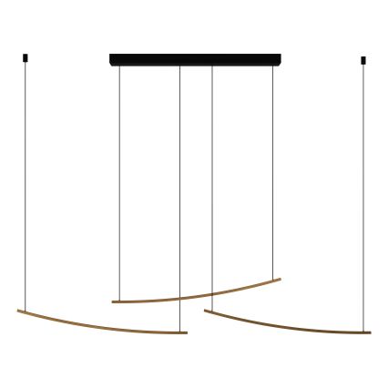 Eglo  - LED zatemljiv lestenec na kablu LED/22W/230V 2700/4000/6500K zlata