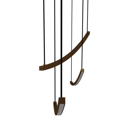 Eglo  - LED zatemljiv lestenec na kablu LED/22W/230V 2700/4000/6500K zlata