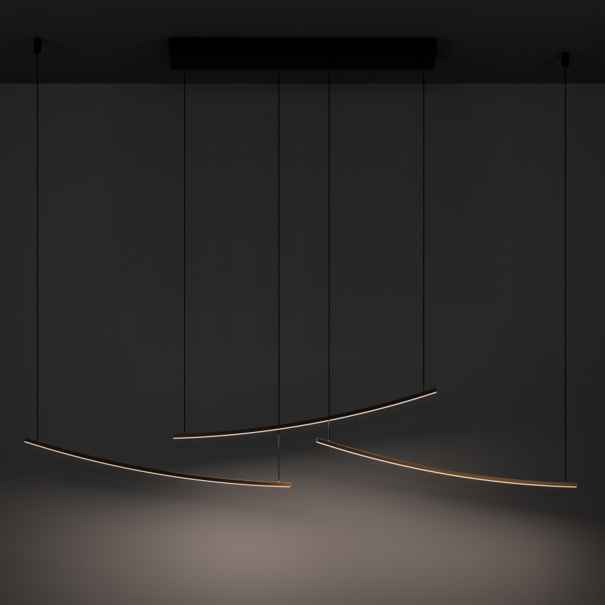 Eglo  - LED zatemljiv lestenec na kablu LED/22W/230V 2700/4000/6500K zlata