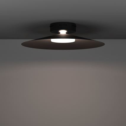 Eglo - LED RGBW zatemnljiva stropna svetilka LED/15,5W/230V 2700-6500K, Ø 45 cm, črna