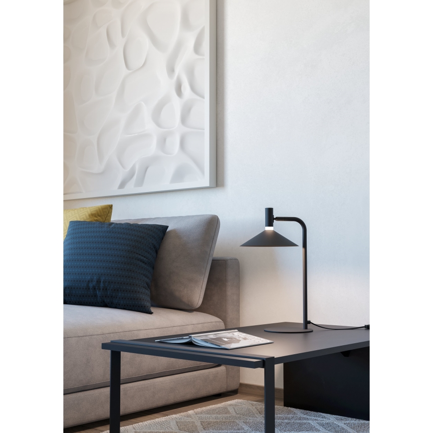 Eglo - LED RGBW Namizna svetilka z možnostjo zatemnitve LED/7,5W/230V 2700-6500K črna