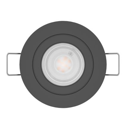 Eglo - LED vgradna točkovna svetilka 1xGU10/4,5W/230V črna