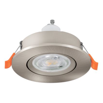 Eglo - LED vgradna točkovna svetilka 1xGU10/4,5W/230V matni krom