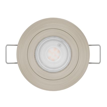 Eglo - LED vgradna točkovna svetilka 1xGU10/4,5W/230V matni krom
