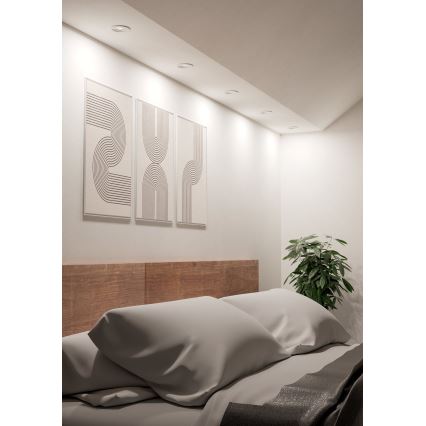 Eglo - LED vgradna stropna točkovna svetilka LED/4,8W/230V 2700/4000/6500K bela