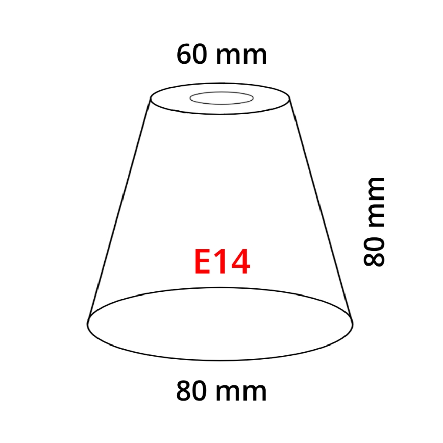 Eglo 902262 - Senčnik MY CHOICE E14 pr.8 cm