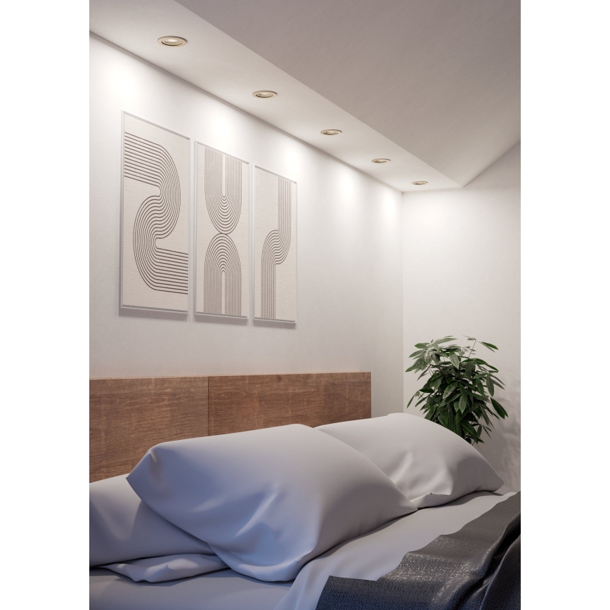 Eglo - LED vgradna točkovna svetilka LED/4,8W/230V 2700/4000/6500K matni krom