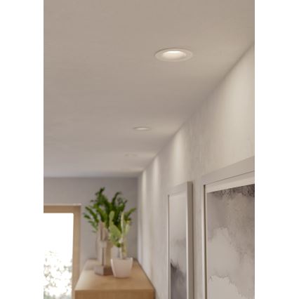 Eglo - Komplet 3x LED vgradno stropno svetilo za kopalnico LED/4,9W/230V 2700/4000/6500K premer 8,8 cm IP65 belo